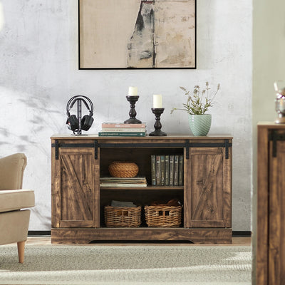 SoBuy | Sideboard mit Schiebetür | Kommode | TV-Schrank | Flurschrank | FSB60-N