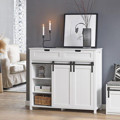 SoBuy | Küchenschrank | Sideboard | Flurschrank | Kommode | FSB74-W