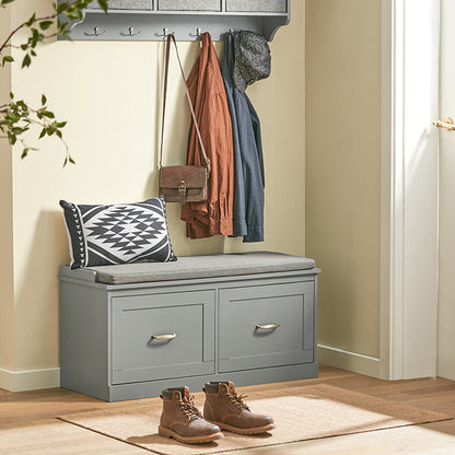 SoBuy | Garderobenbank | Sitzbank | Schuhregal | Schuhbank | FSR131-HG