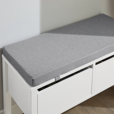SoBuy | Sitzkommode | Sitzbank mit Stauraum | Schuhbank | Weiß | FSR88-W
