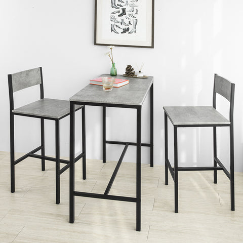 Sobuy | Bar Chair 2 Set | Tresen Stolička | Výška sedadla 67 cm | Kov | FST53 HGX2