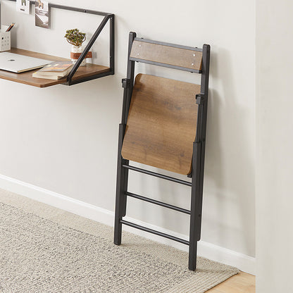 SoBuy | Klappstuhl | Küchenstuh l Schreibtischstuhl | Vintage | FST88-PF