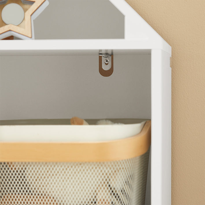 SoBuy | Kinderbücherregal | Spielzeugregal | Hausregal Aufbewahrungsregal für Kinder | KMB58-W