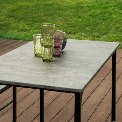 SoBuy | Bartisch mit 4 Hockern | Bartisch set | 5-teilig | OGT11-HG