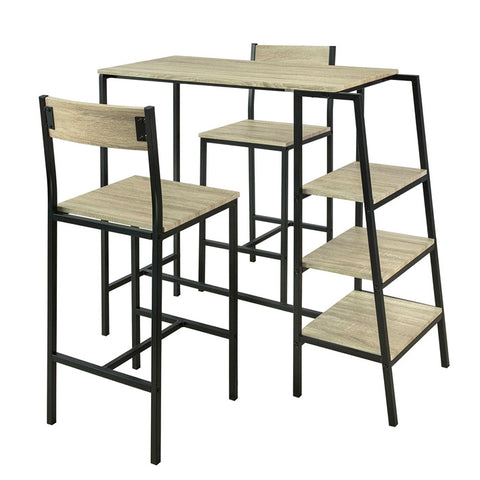 Sobuy | Bart stůl s 2 židlemi | Bartisch set | 3-díl | OGT16-N