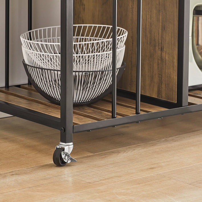 SoBuy | Servierwagen | Küchenschrank | Mehrzweckschrank | SVW18-F